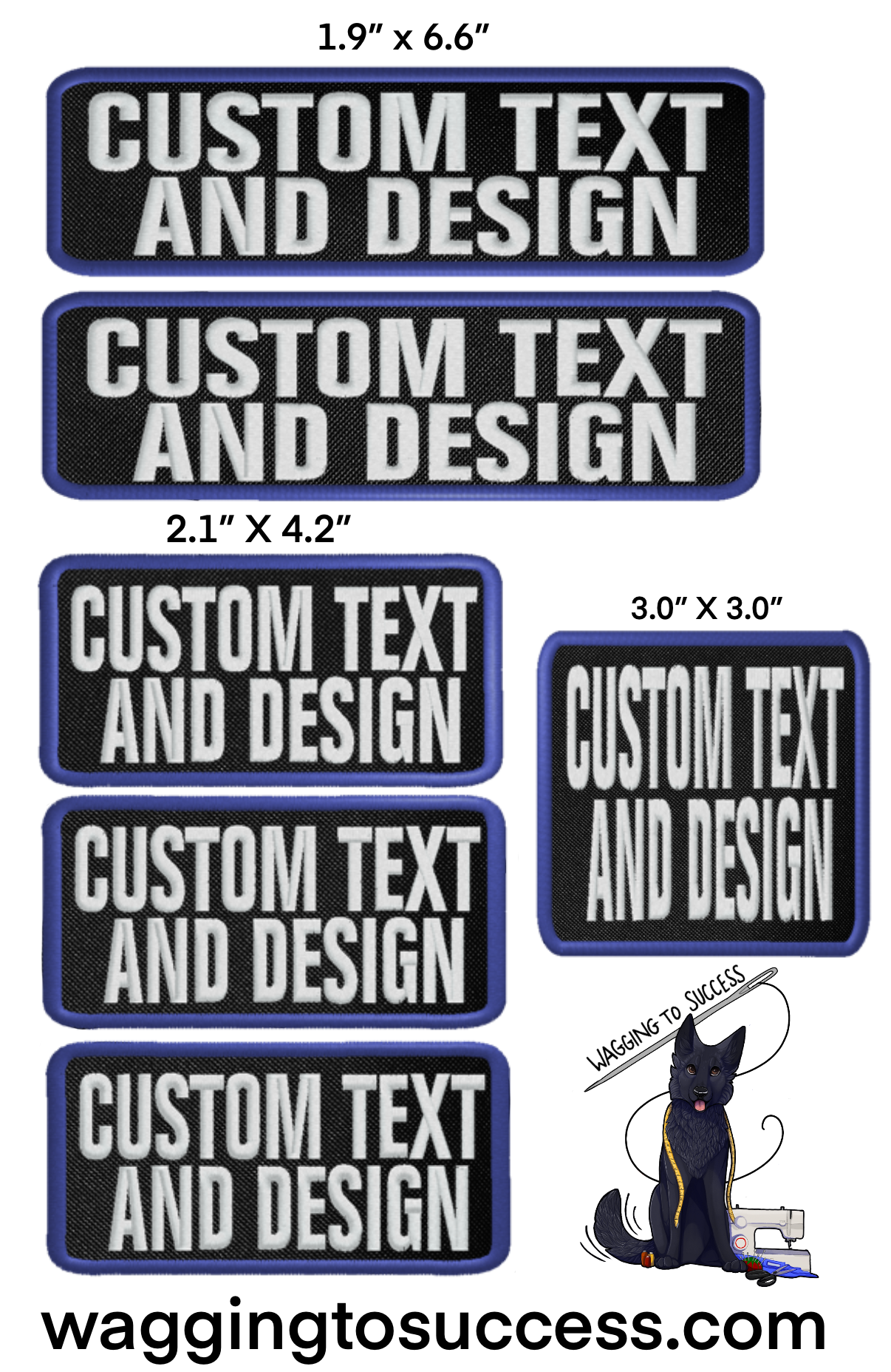 Custom Patch Set Large