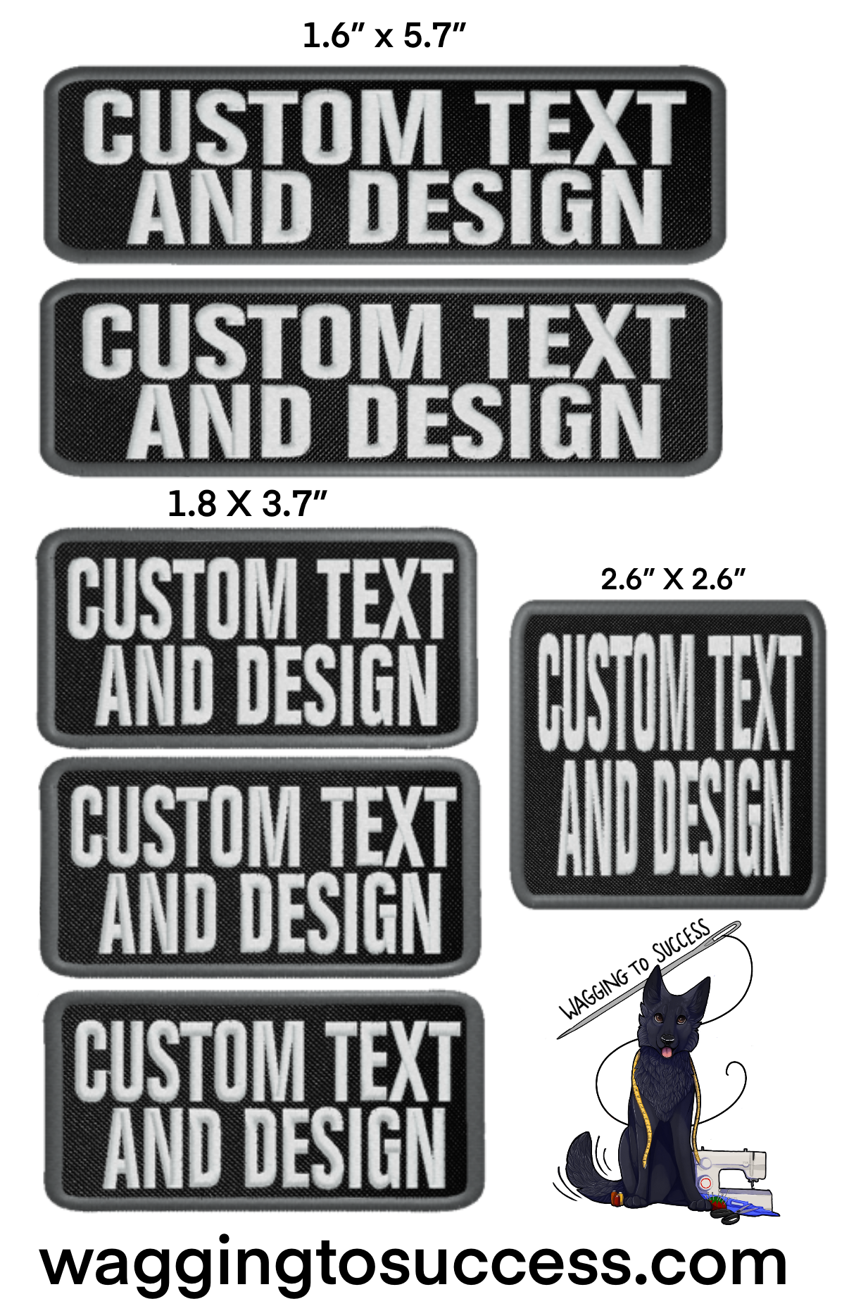 Custom Patch Set Small